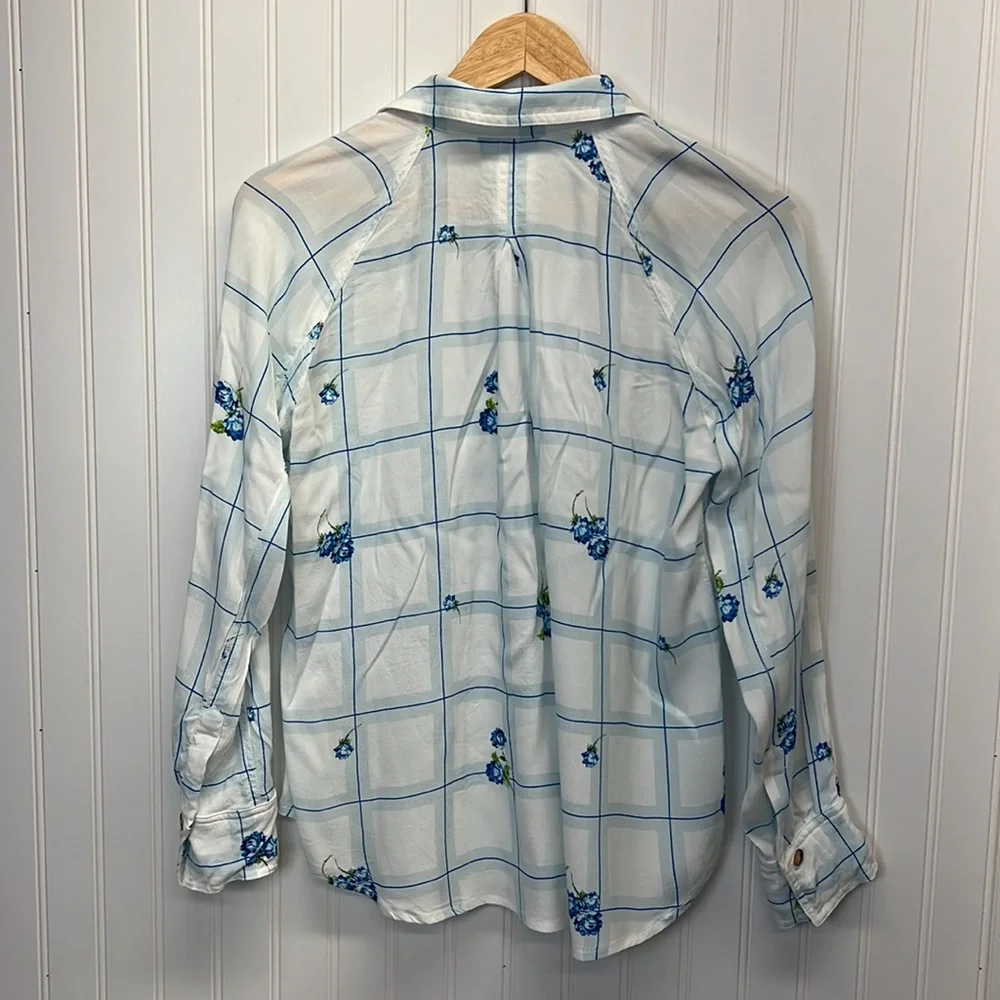 Free People Window to‎ My Heart Button Down Sz S